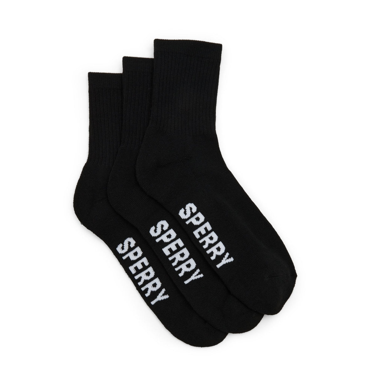 Mens 3-Pack Short Crew Socks